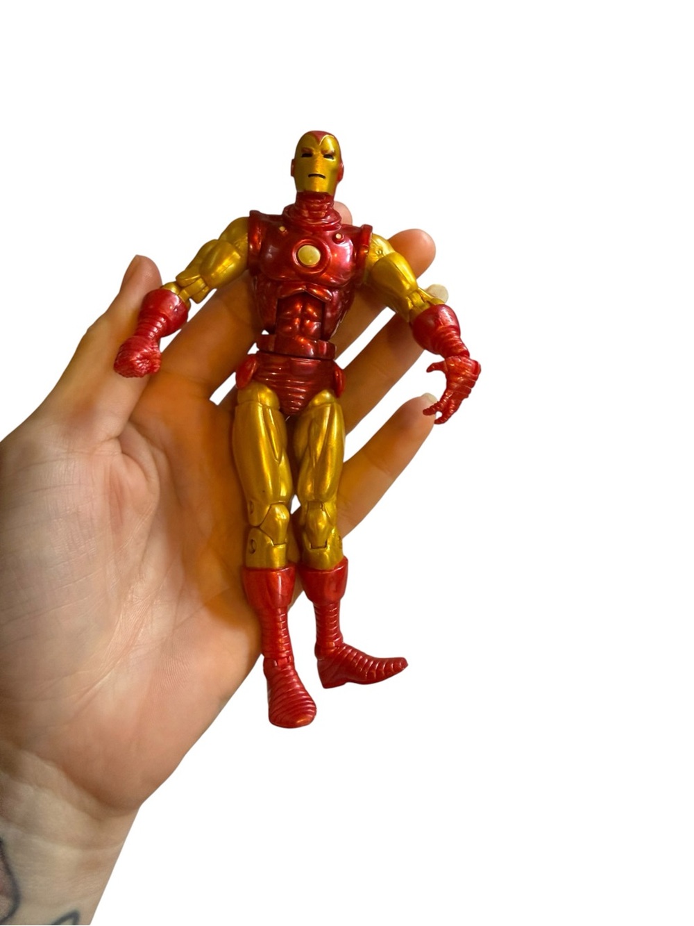 Marvel Red and Gold Superhero Action Figure